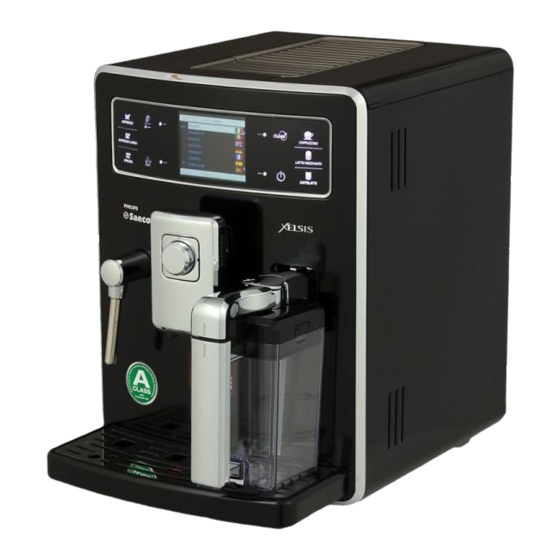 PHILIPS SAECO SAECO XELSIS HD8944/01 QUICK MANUAL Pdf Download ManualsLib