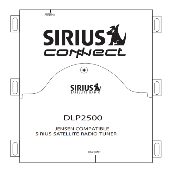 Jensen DLP2500 Manuals