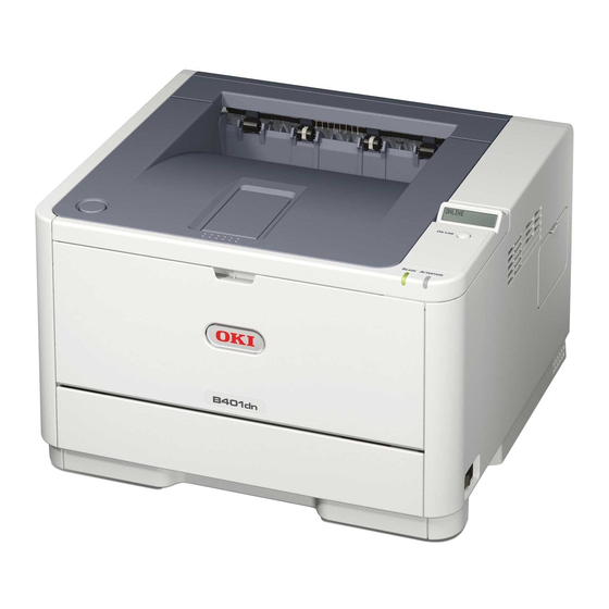 Oki B401 User Manual