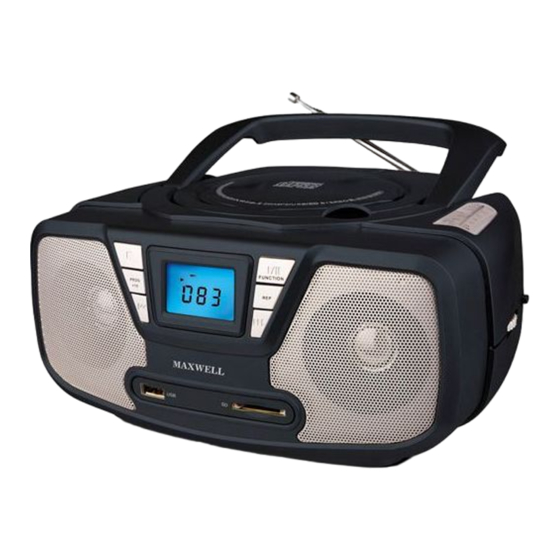 User Manuals: Maxwell MW-4002 MP3 Player