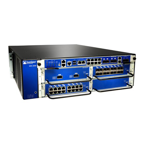 Juniper SRX3400 Manual