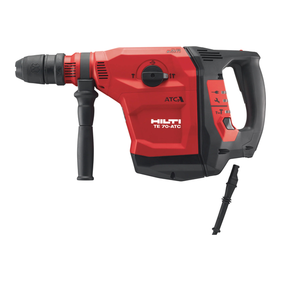 Hilti TE 70-AVR Manual
