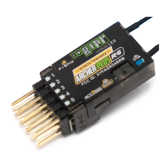 FrSky ARCHER PLUS R6FB Instruction Manual