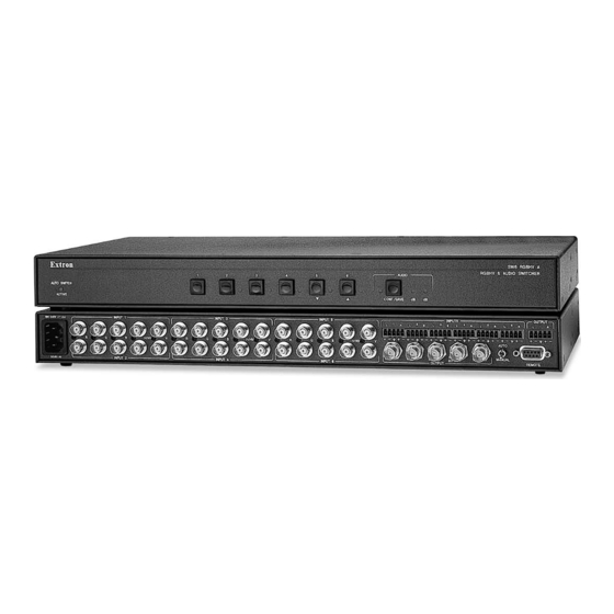 Extron electronics SW6 RGBHV User Manual