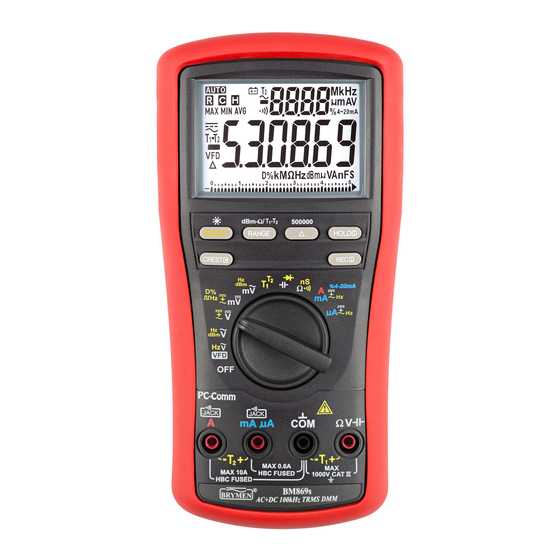 Brymen BM860s Series User Manual