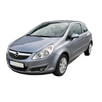 Opel Corsa 2009 Owner's Manual