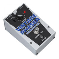 Behringer VINTAGE PHASER VP1 User Manual