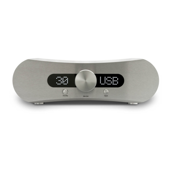 Gato Audio DIA-250S User Manual