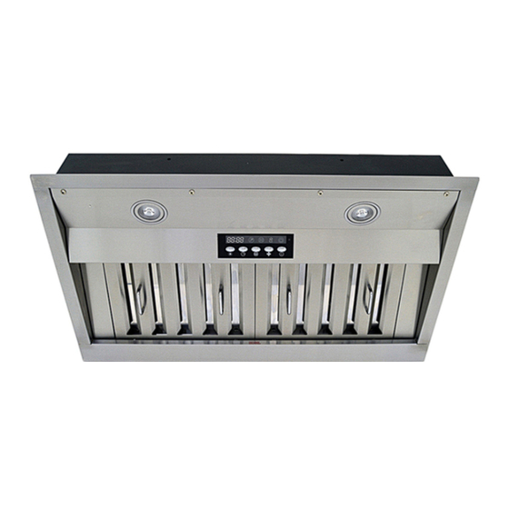 KOBE BRILLIA SERIES INX-026OVS-INX2630SQB-600-40 Installation Instructions And Operation Manual