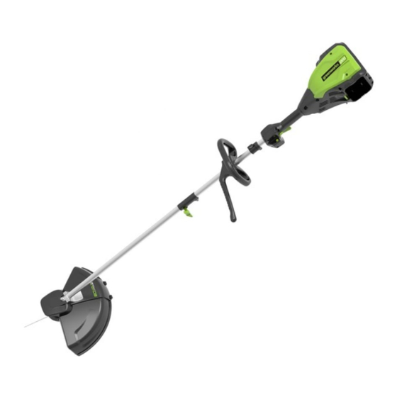 GreenWorks 2100607 User Manual