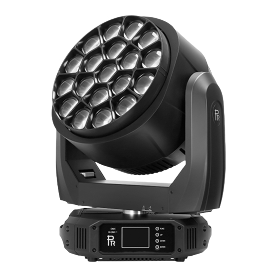 PR Lighting XLED 6019 User Manual