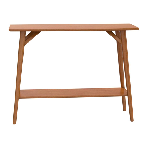 Better Homes and Gardens REED CONSOLE TABLE BH16-021-199-14 Assembly Instructions Manual