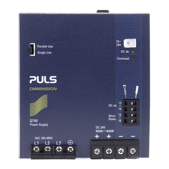 Puls QT40.242 Installation Manual