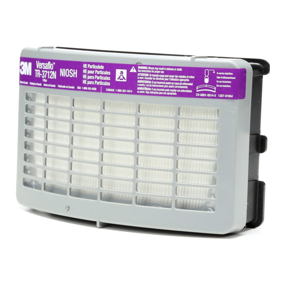3M Versaflo TR3712N Technical Bulletin