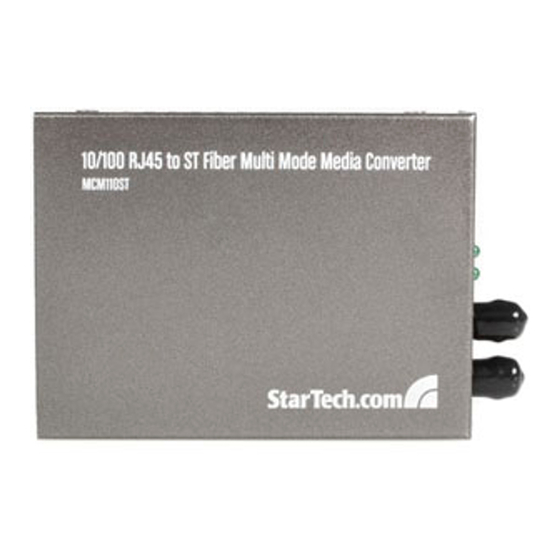 StarTech.com MCM110ST Specifications