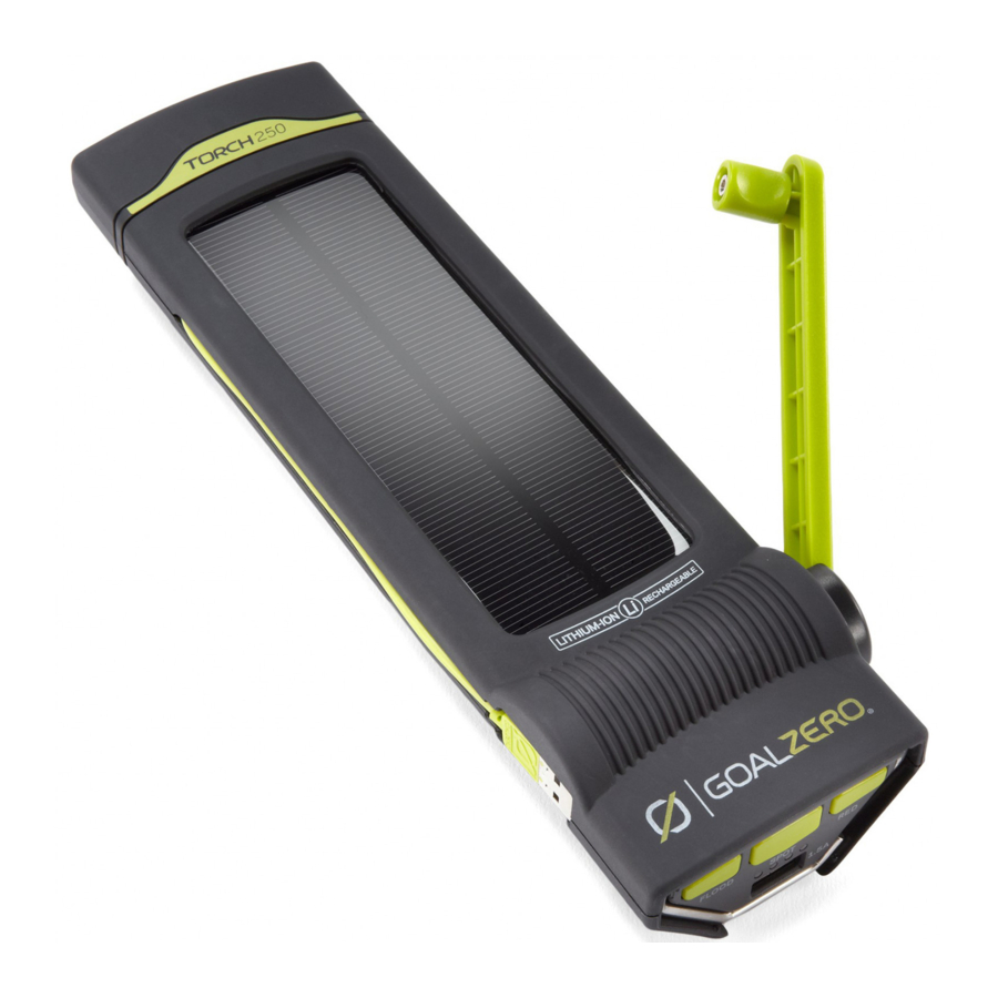 Goal Zero Torch 250 - Flashlight + USB Power Hub Manual