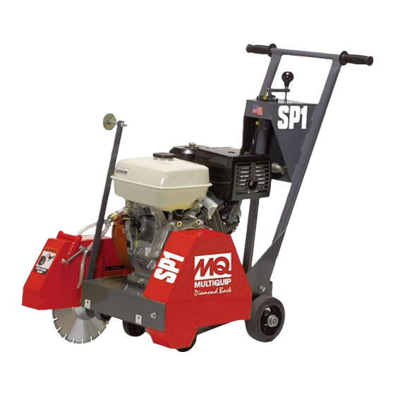 MULTIQUIP SP113H18 Operation And Parts Manual