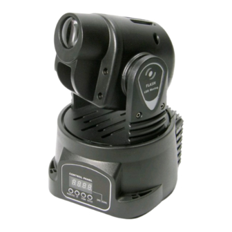 Flash moving head led 15w User Manual