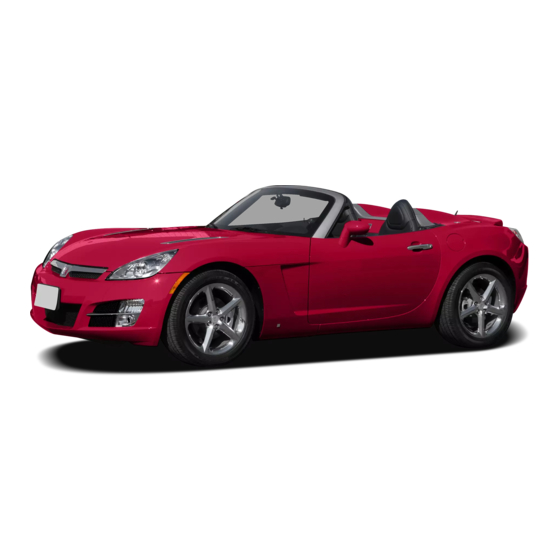 Saturn 2007 Sky Owner's Manual