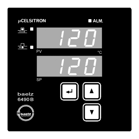 Baelz Automatic mCelsitron 6490B Manuals