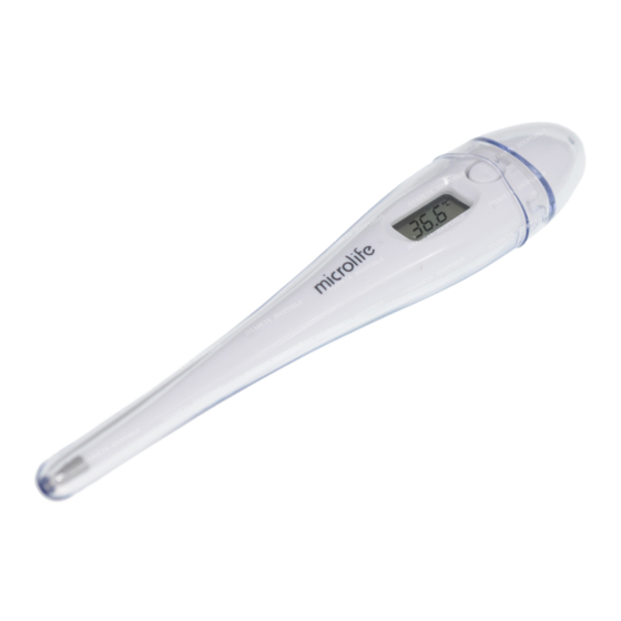 Microlife MT 16F1 Quick Start Manual