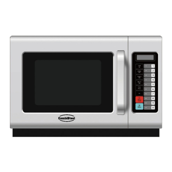 User Manuals: CombiSteel 7455.1660 Microwave Oven