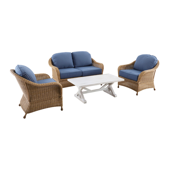 Allen + Roth SERENA PARK LOVESEAT FRS90466 Quick Start Manual