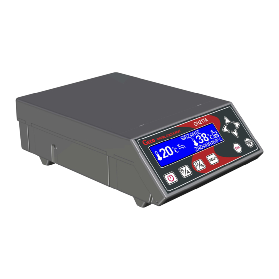 Geco GH21TA Heating Controller Manuals
