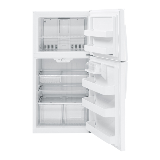 GE GTE21GTHWWGE Top-Freezer Refrigerator Manuals