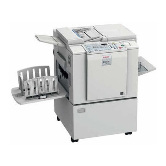 Ricoh LDD745 Operating Instructions Manual