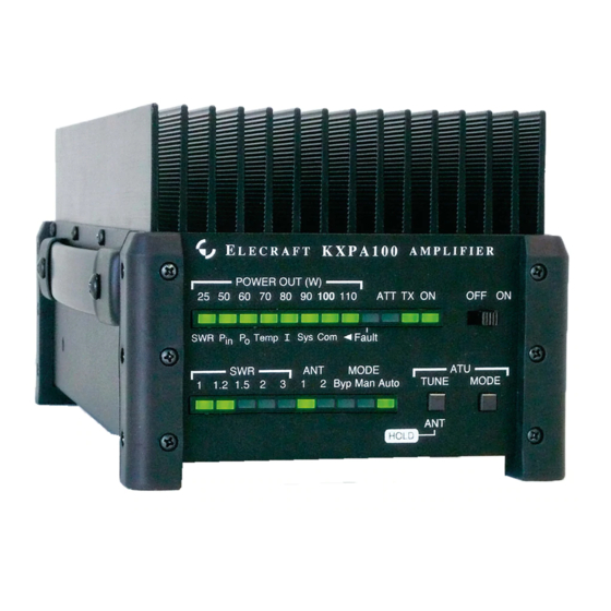 ELECRAFT KXPA100 Manual