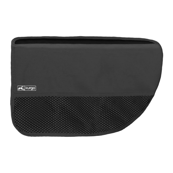Kurgo Car Door Guard Instructions And Care