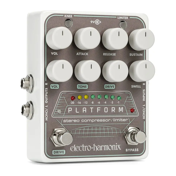 Electro-Harmonix PLATFORM Quick Start Manual