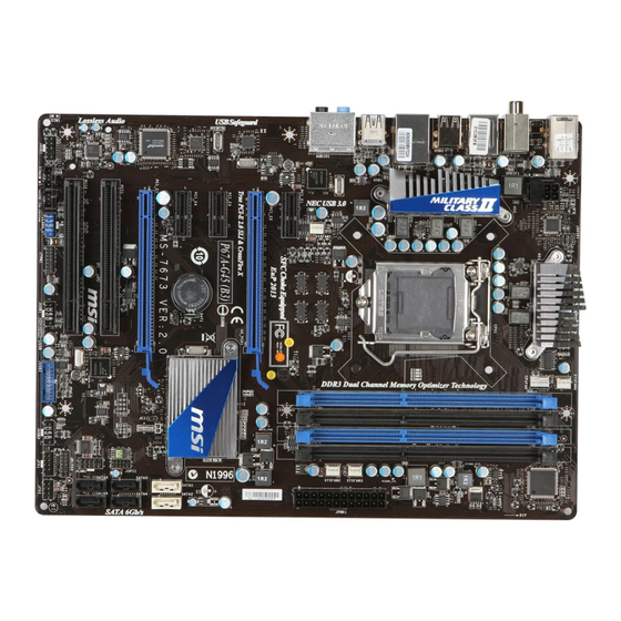 MSI P67A-G45 Manual