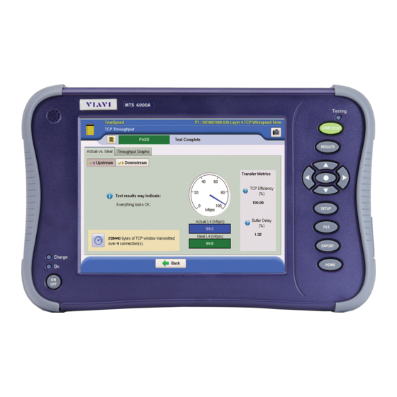 Viavi MTS/T-BERD TB6000A V2 Software Update Instructions