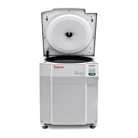 Thermo Scientific Cryofuge 8 Instruction Manual