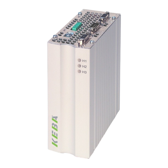 Keba CDF3000 Operation Manual