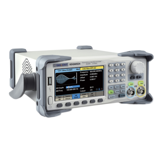 SIGLENT SDG6000X Series Quick Start Manual