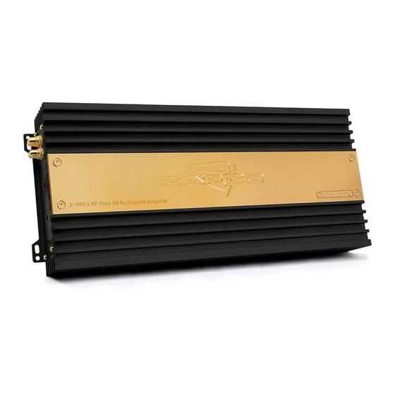 zapco Z-AP Series Manuals