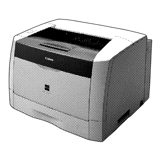 User Manuals: Canon LASER SHOT LBP-3600 Printer