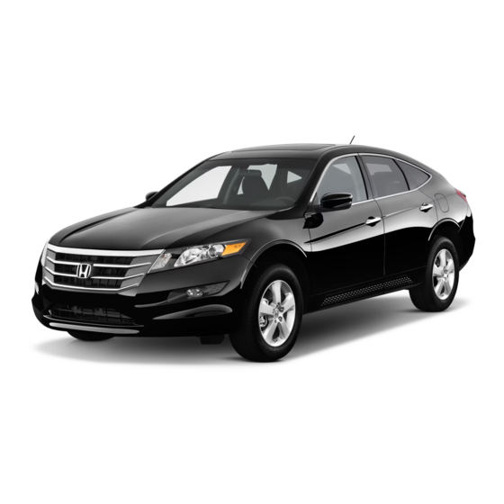 Honda Accord Crosstour Owner's Manual