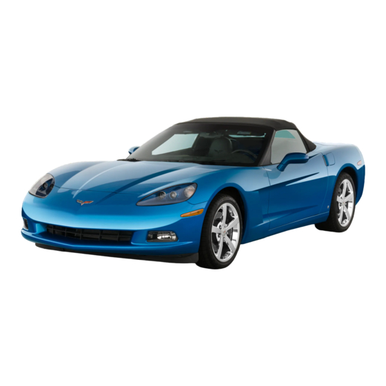 Chevrolet 2011 Corvette Owner's Manual