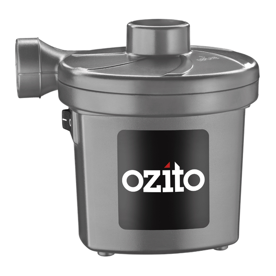 Ozito IDP-2000U Additonal Operating & Safety Instructions