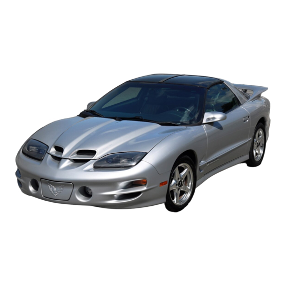 Pontiac 1998 Firebird Owner's Manual