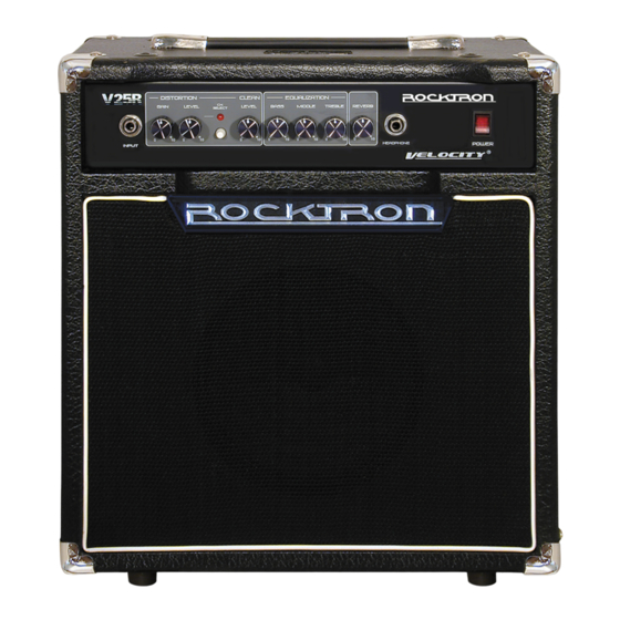 Rocktron Velocity V25R User Manual