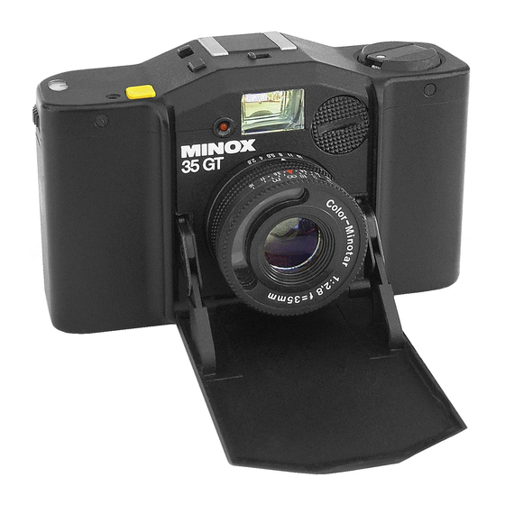 MINOX 35 GT DIGITAL CAMERA USER MANUAL | ManualsLib