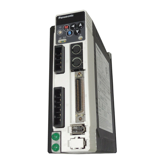Panasonic MADDT1205 Technical Reference