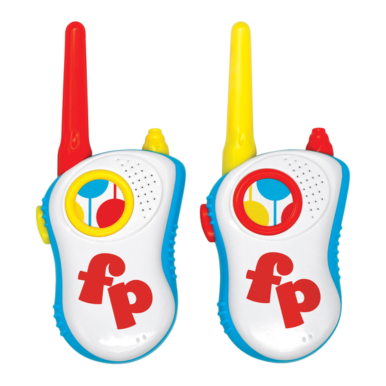 Mattel Fisher-Price Walkie Talkies Owner's Manual