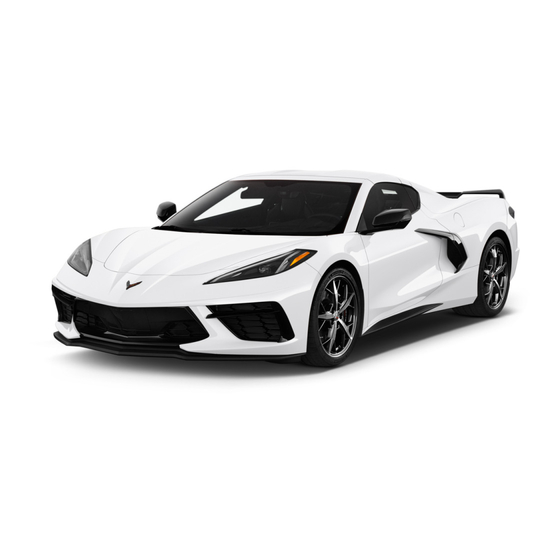 Chevrolet Corvette Stingray Z51 2021 Manuals