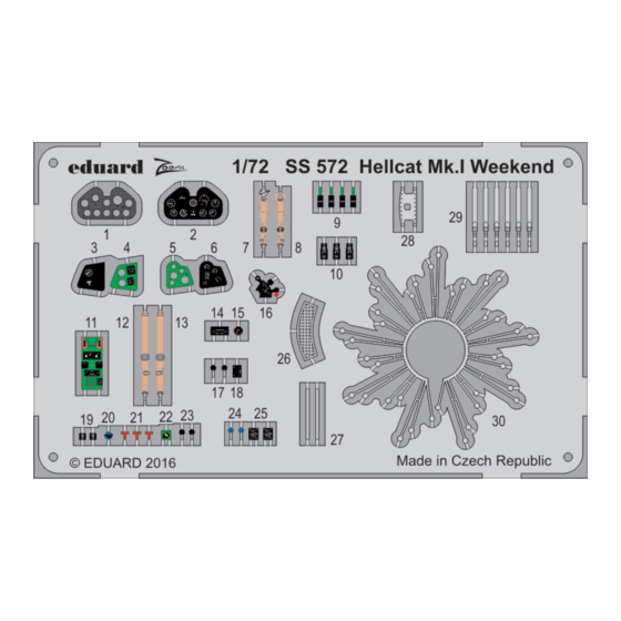 Eduard Hellcat Mk.I Weekend Manual
